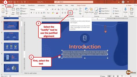 powerpoint shape text align top